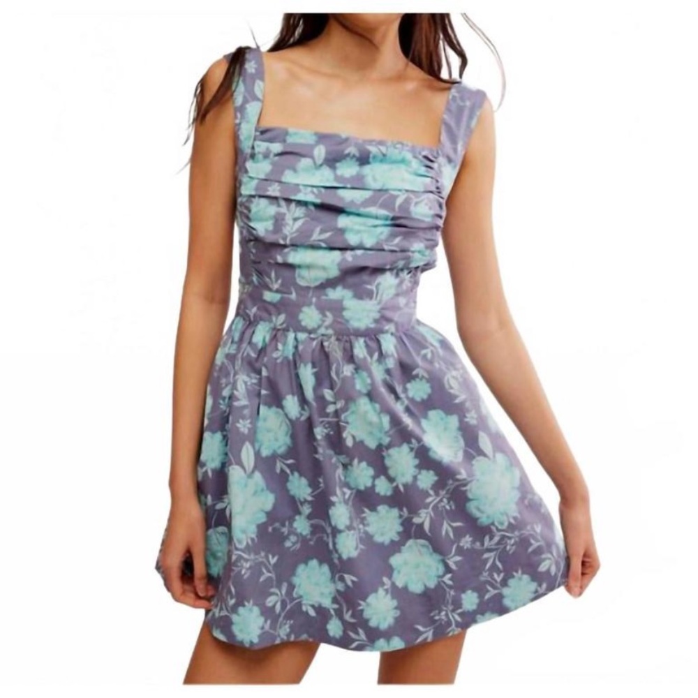 Free People Meet Me In Maui Floral Mini Dress NWT medium